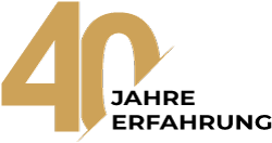 40 Jahre Erfahrung Label